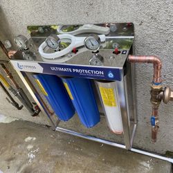 Whole home Water Filtration Systems And Tankless Water Heater