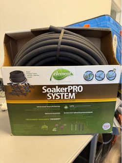 Element 3/8-in x 100-ft Kink Free Rubber Black Soaker Hose