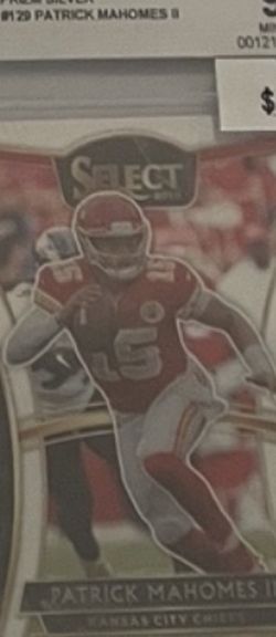 Patrick Mahomes Bgs 9 Select Silver