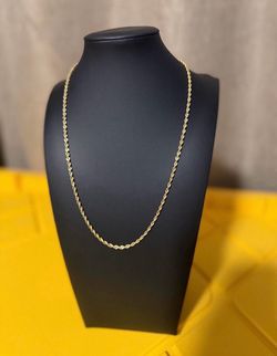 14K Gold Rope Chain 20.25 inches – 3.5g  🔥 (Price Firm)