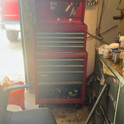 Craftsman Tool Box And Tools