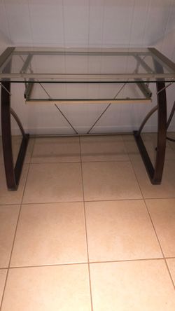 Glass Desk