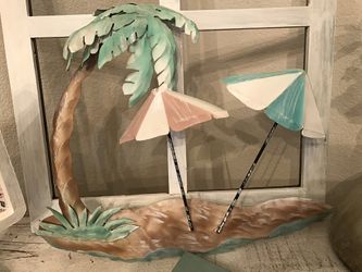 Metal Tropical Decorative Wall Decor