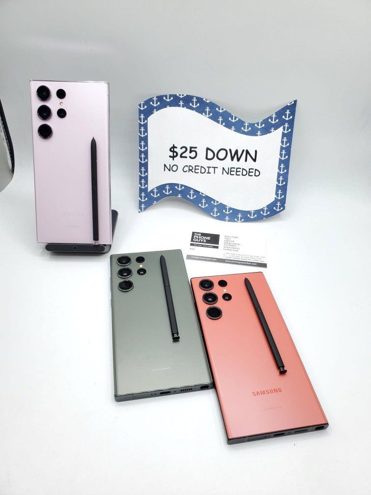 Samsung Galaxy S23 Ultra 5G 256GB $25 Down To Take Home In Payments NO CREDIT NEEDED