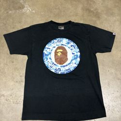Bape Blue Camo Tee Adult Medium 