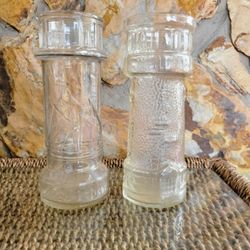 Red Lobster Vintage Light House And Sailboat Clear Glasses - Set Of 2