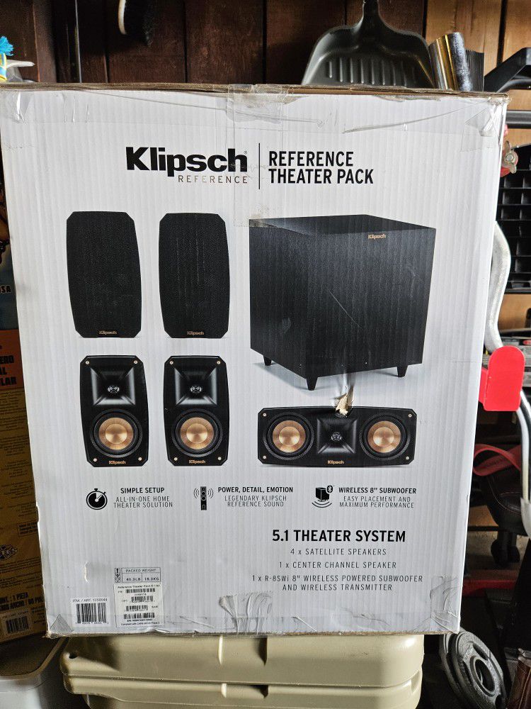 Klipsch 5.1 Reference Theater Pack with Yamaha RX-V473 Receiver