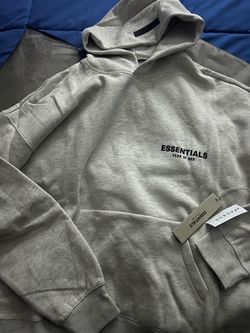 Essentials hoodie grey