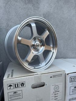 15x8.0 BRAND NEW MST TIME ATTACK WHEELS/RIMS. 4X100