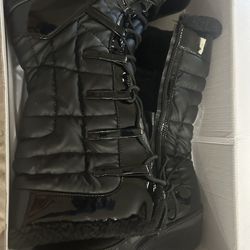 Aquatherm Santana Scarlet Wedge Heel Boots