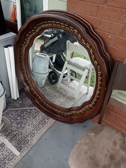 Large antique mirror