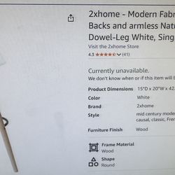 Modern bar Stools - Set Of 2