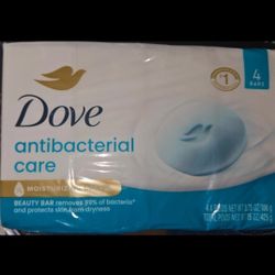 Dove Antibacterial Care Beauty Bars 4 pack