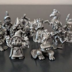 Vintage Hudson Little Kingdom Fine Pewter Figurines - Set Of 11