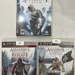 PS3 Games Assassins Creed Set