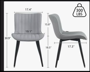 Faux Leather Dining Chairs