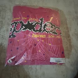 Sp5der P*nk V2 Hoodie Pink