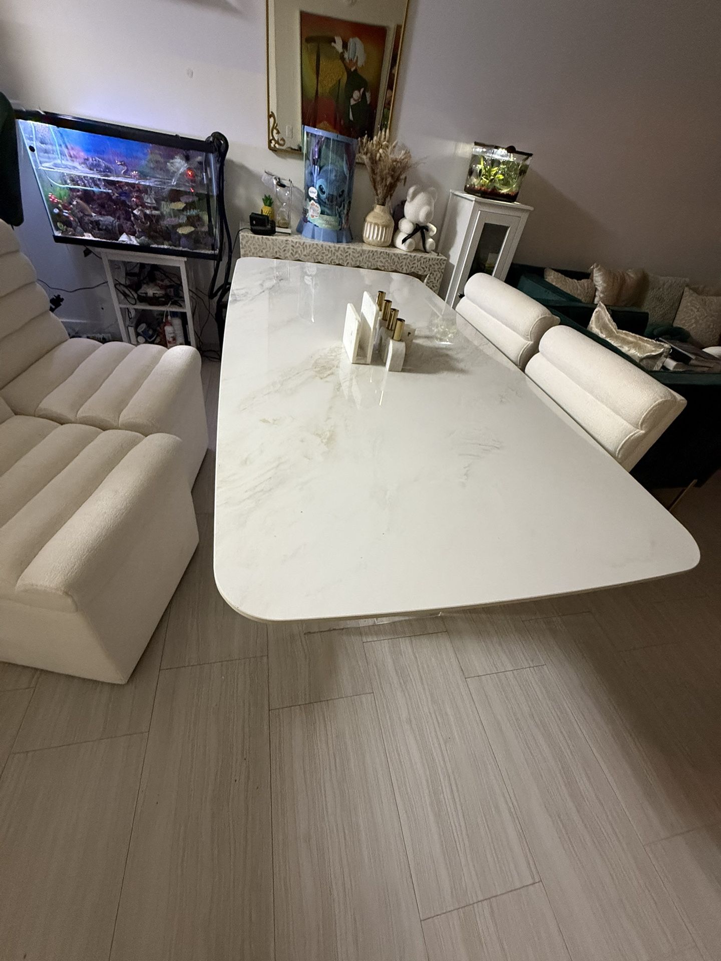 Mesa De Comedor De Mármol