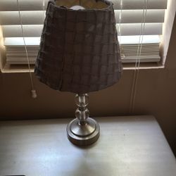 Glass And Silver Lamps
