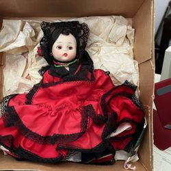 Madame Alexander 8” doll, Spanish Girl 795, Vintage, original box