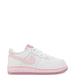 Nike Air Force 1 Toddler 9C White Pink Sneakers – Excellent Condition, Lightly Worn