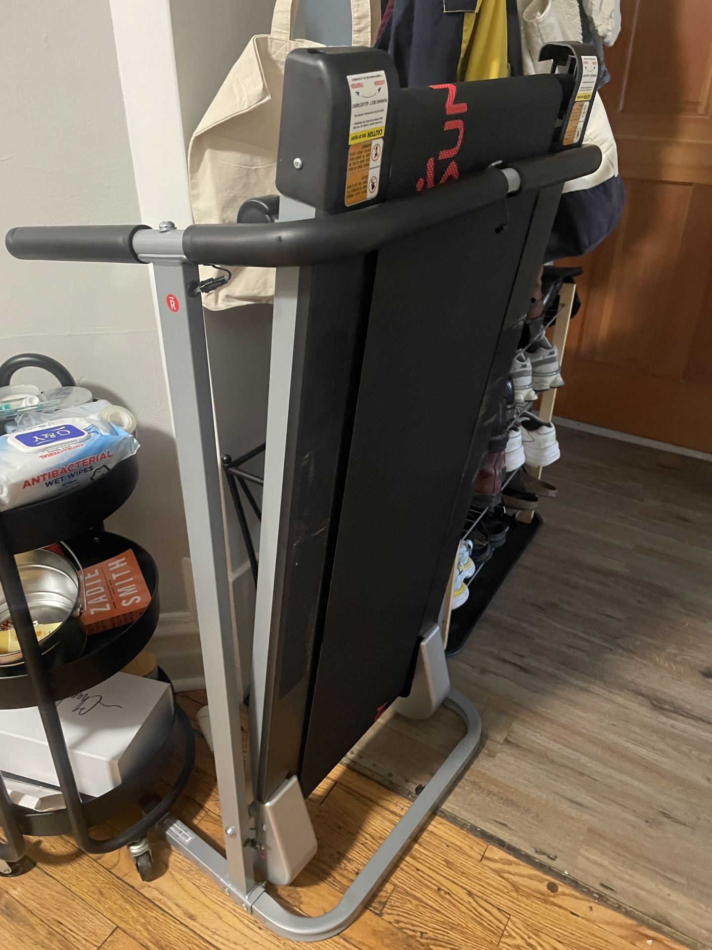 Mirrors, Treadmill, MCM Table, Rug