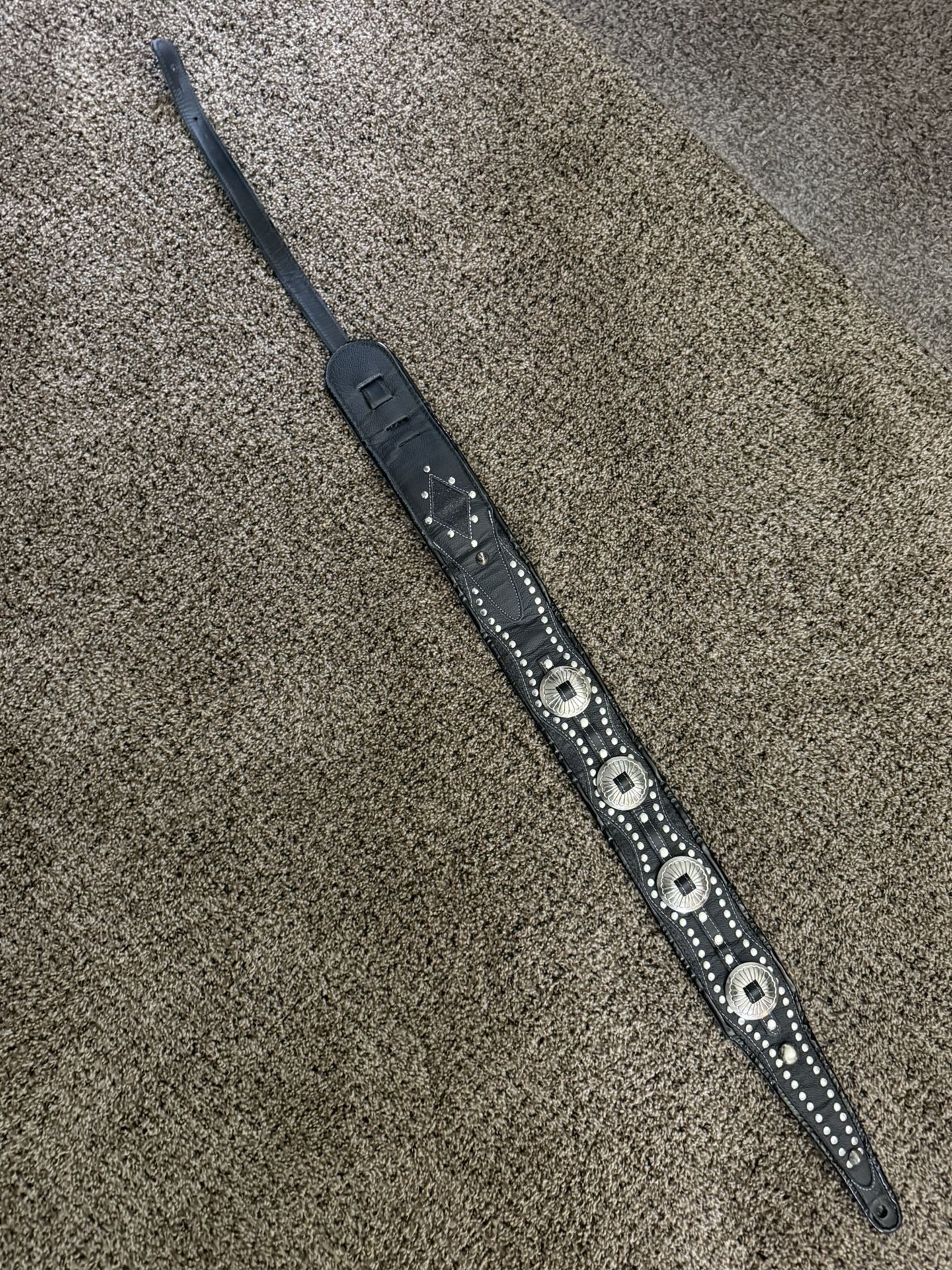 JODI HEAD LEATHER GUITAR STRAP