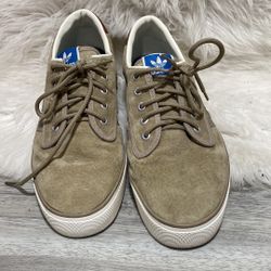 Adidas Men Keil Casual Suede  Sneaker Shoe Size 13  Stripe Tie up Low top