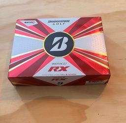 Bridgestone Tour B RX REACTIV iQ 3-Piece Urethane Golf Balls White Box Of 12