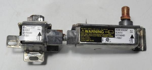 Frigidaire NC-4197-5 & NC-4125-5 Gas Range Safety Valve - Part (contact info removed)01
