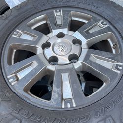 Set Of Toyota Tundra Wheels And Tires 