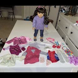American Girl Doll Lot- Doll Shoes Clothing Accessories 25+ Items