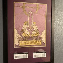 A Perfect Circle Signed Tour Poster