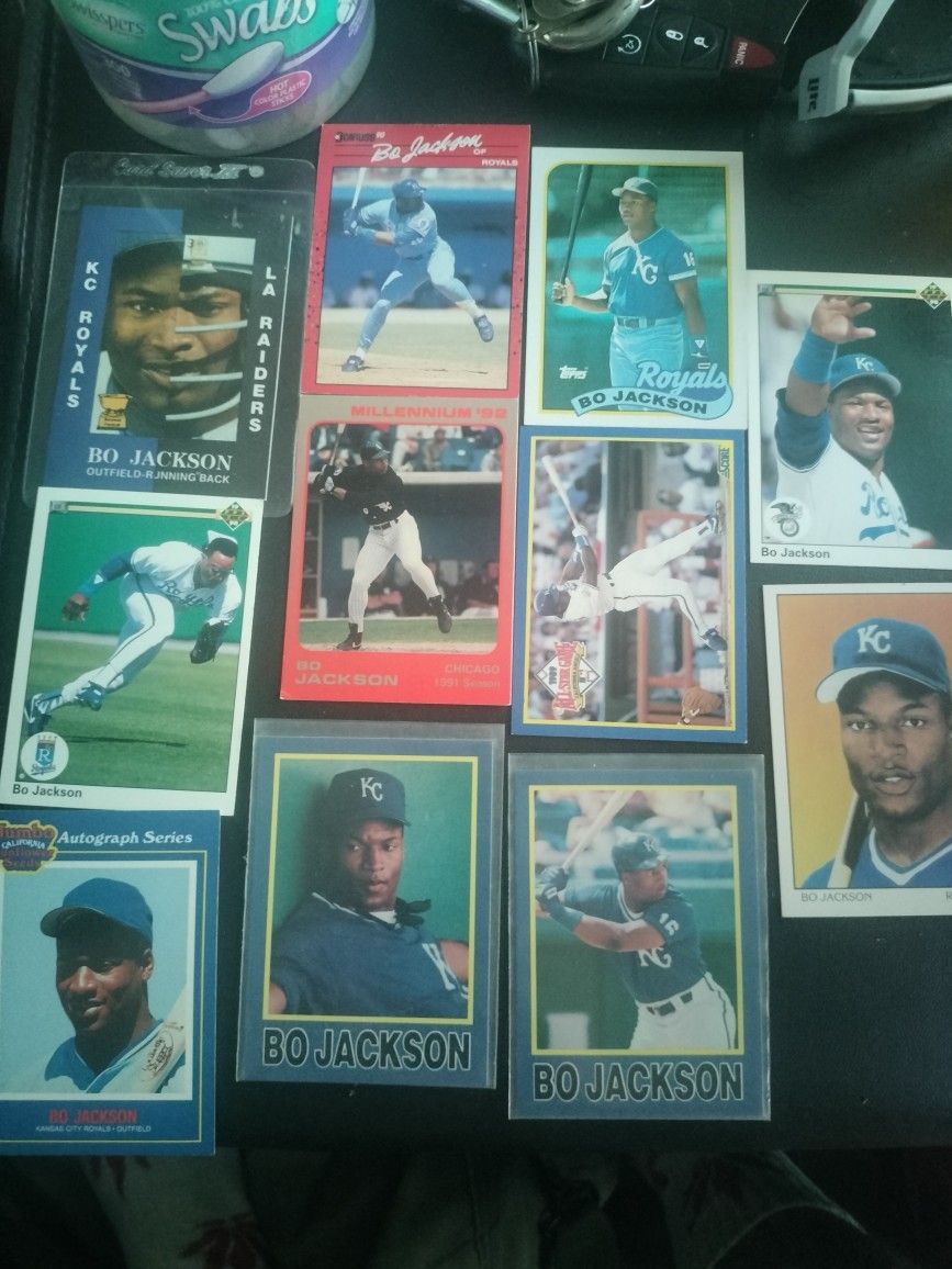Bo Jackson Baseball Cards Rookie Year Card