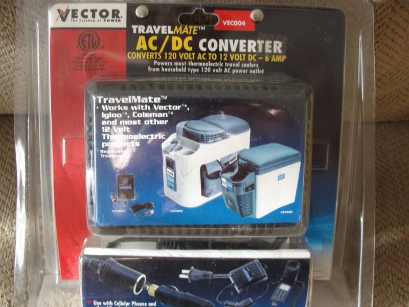 Vector Travel Mate 12 volt AC/DC Converter VEC004 - $20 (Bristol, Pa)