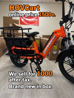 Diamond bar sales on cargo electric bike - Ebike for family, kid and pet and grocery