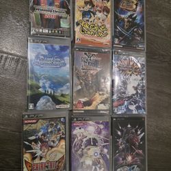 Playstation PSP PSVita Nintendo DS Japanese Video Games Lot