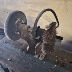 Superior Small Belt Driven Grinder Sander Polisher Classic Vintage Antique Tool Tools Shop Garage (No Carbide)