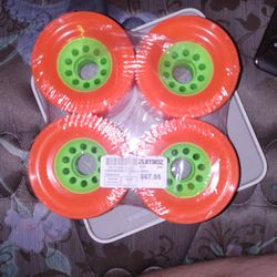 Caugauma 85mm Orange Otang Long Board Wheels