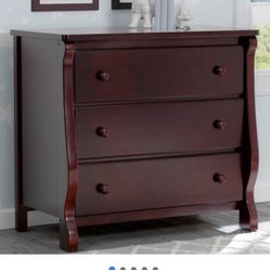 Dresser/ 3 Drawer Dresser/ Nursery/ Baby/ Furniture/ Closet/ Clothes/ Tv Stand/ New