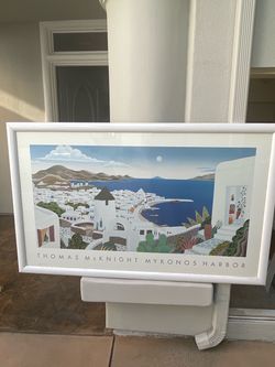 large Thomas Mcknight framed painting
