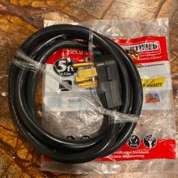Electric dryer cord from certified appliance accessories 5 foot