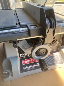 Craftsman table saw and blades