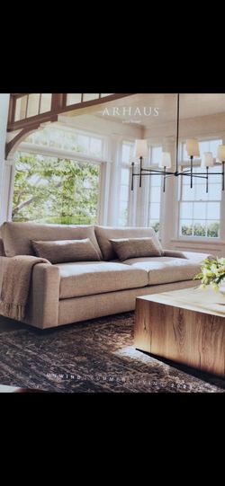 Arhaus Summer Living 2023 Catalog couch