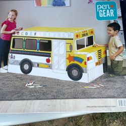 Color Your Own School Bus