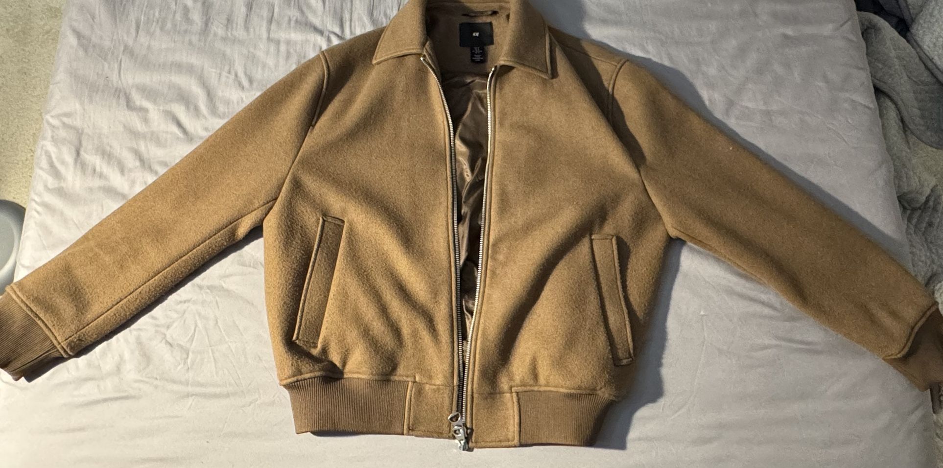 Regular Fit Wool Blend Jacket By H&M