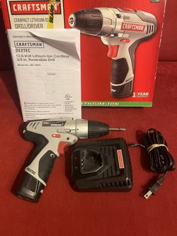Craftsman Compact Lithium-Ion Drill/Driver Cordless
