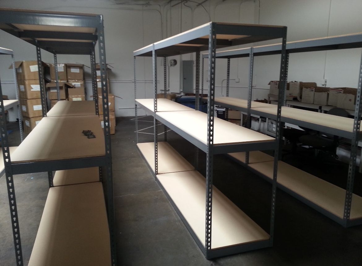 Industrial Shelving 72 in W x 24 in D Boltless Warehouse Shelves Garage Storage Racks New! Delivery Available