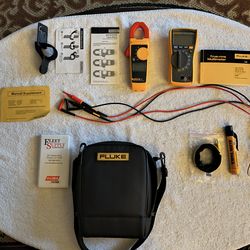 Pending.    Fluke New multimeter and Clamp meter with case and more.  $275
