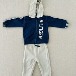 Size 12 Months Tommy Hilfiger Boy's 2-piece Hoodie & Jogger Set